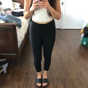 Lululemon cropped black leggings